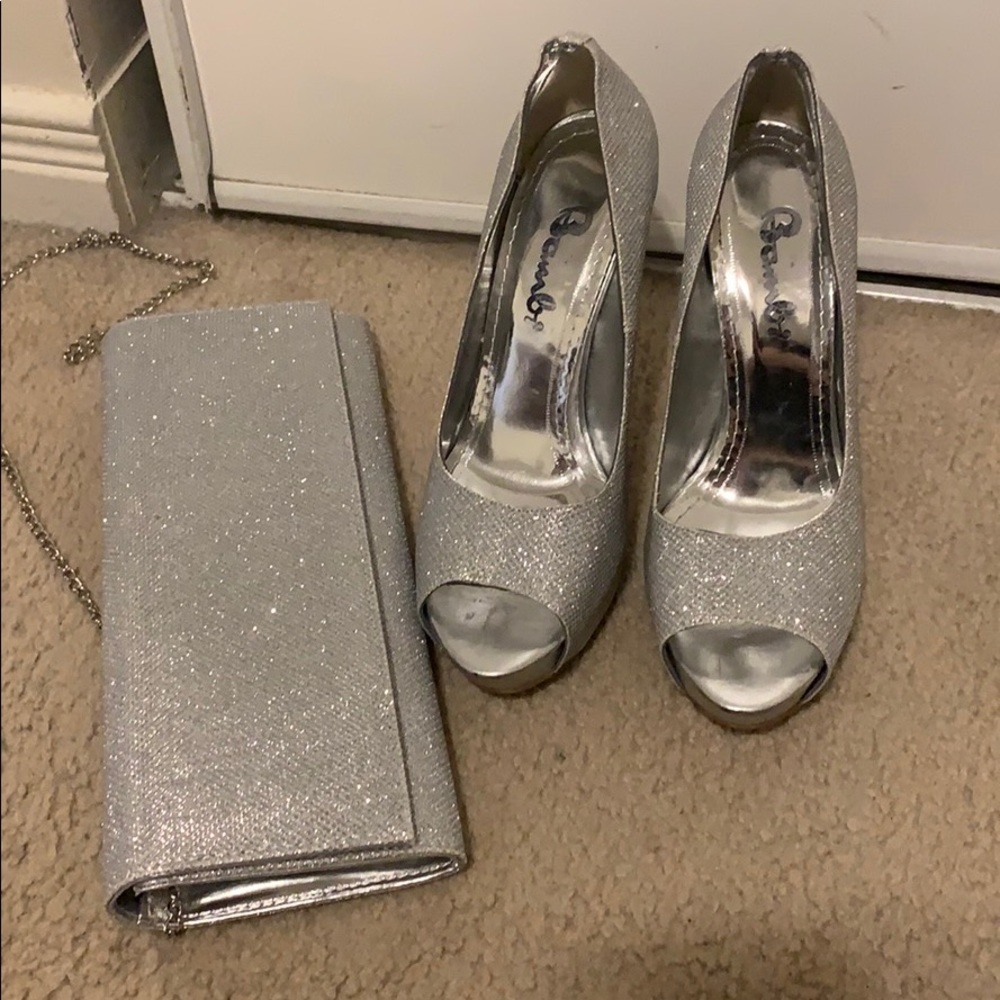 heels and purse set